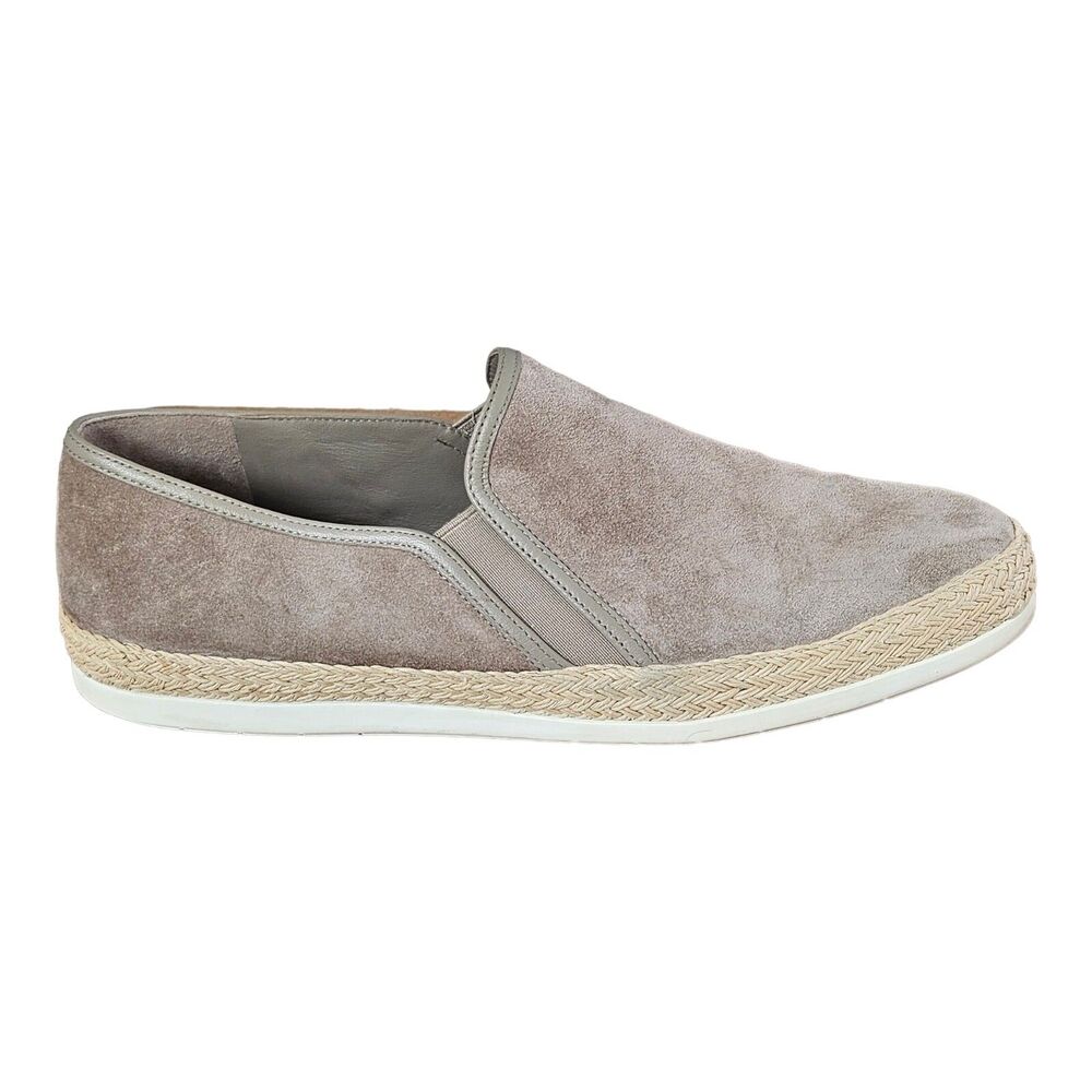 Vince Acker Gray Slip-On Suede‎ Espadrille Sneaker Size 9.5M